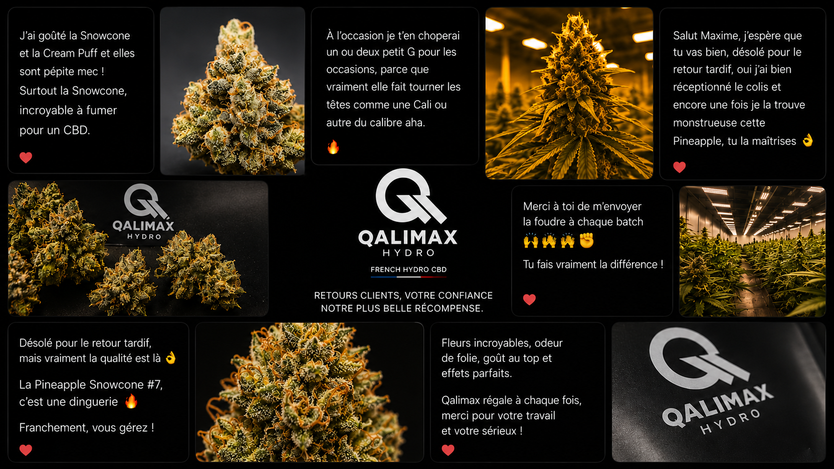 nos client parle de nos fleurs cbd hydro 
